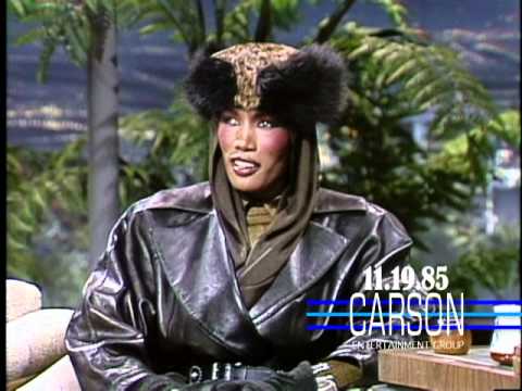 Grace Jones Talks Fashion and Supermodels on "The Tonight Show Starring Johnny Carson" — 1985 episode artwork