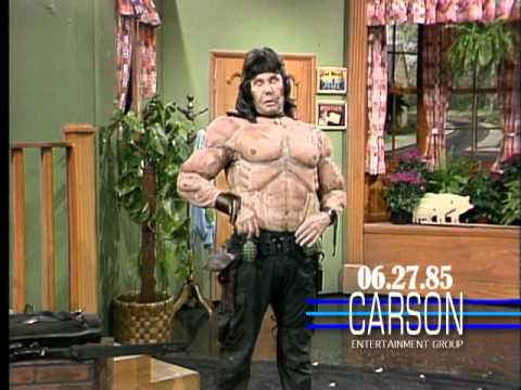 Johnny Carson as Rambo on The Tonight Show Starring Johnny Carson episode artwork