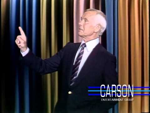 Johnny Carson tries to get through a joke with help from his staff episode artwork