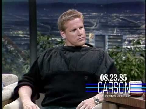 Gary Busey on his Group The Rubber Band on "The Tonight Show Starring Johnny Carson" — 1985 episode artwork