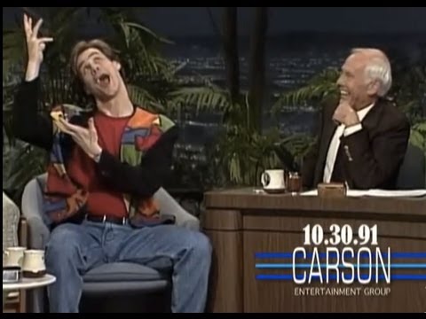 Jim Carrey Shows Off His Crazy 1980s Jacket on Johnny Carson's Tonight Show episode artwork