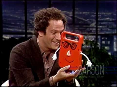 Albert Brooks and his electronic friend "Buddy" on The Tonight Show Starring Johnny Carson