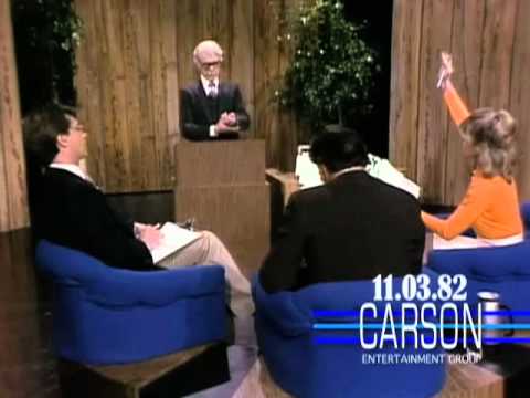 Johnny Carson is a Politician Taking a Polygraph Test on "The Tonight Show"  - 1982 episode artwork
