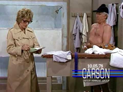 Johnny Carson & Betty White in Funny Skit, Female Reporter in Locker Rooms, "Tonight Show" - 1978 episode artwork