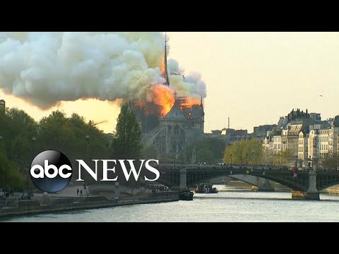 Fire nearly destroys Notre Dame cathedral episode artwork
