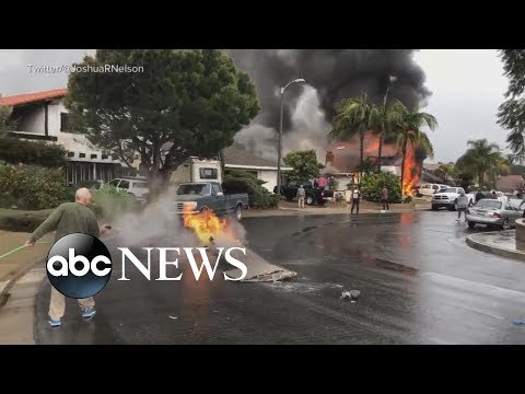 Small plane crashes into residential neighborhood in Southern California episode artwork