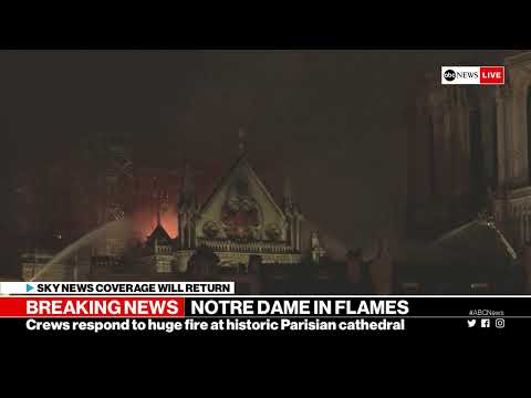 Notre Dame cathedral in Paris on fire | ABC News Special Report live stream episode artwork