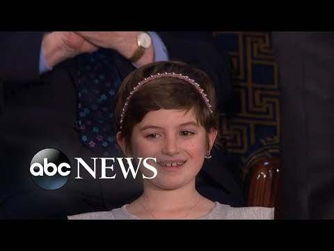 Trump honors 10-year-old cancer patient at State of the Union episode artwork