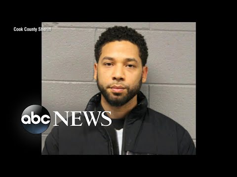 Jussie Smollett charged with felony, out on bond for allegedly staging hoax attack episode artwork