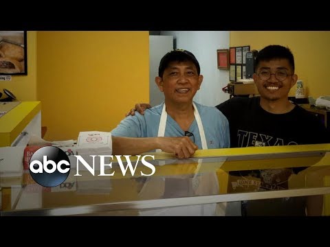 Son steps in to help his father's new doughnut shop sell out episode artwork