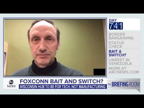 The Briefing Room: Border negotiations, Trump organization workers, Venezuela, Foxconn episode artwork