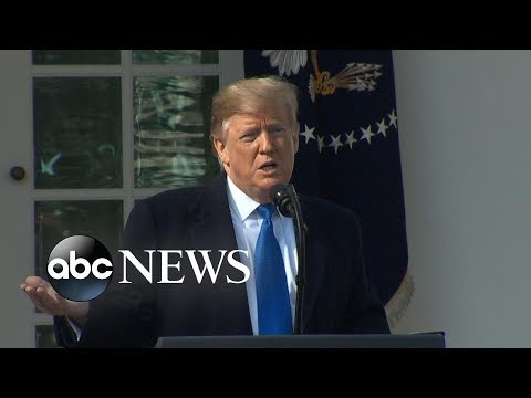 Trump declares national emergency in the Rose Garden episode artwork