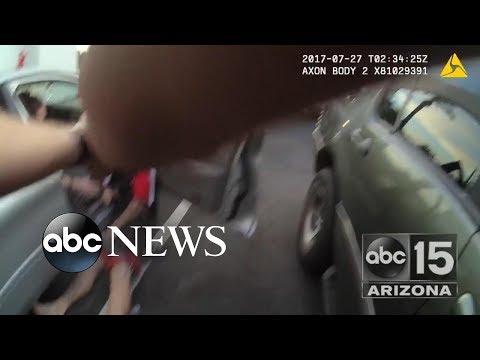 Police use stun gun on man at traffic stop with his two young sons in back seat episode artwork