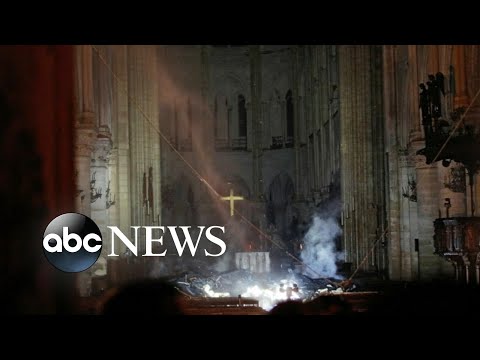 French official shares latest details of Notre Dame fire episode artwork