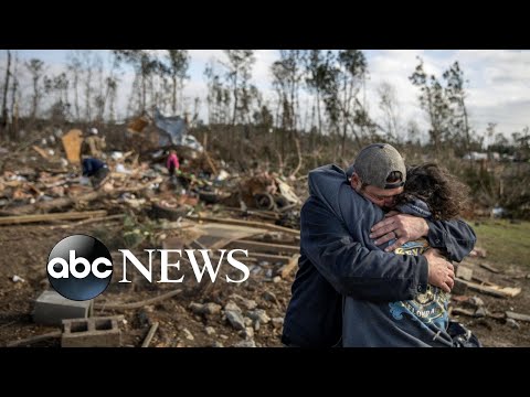Alabama town begins to rebuild after devastating, deadly twisters episode artwork