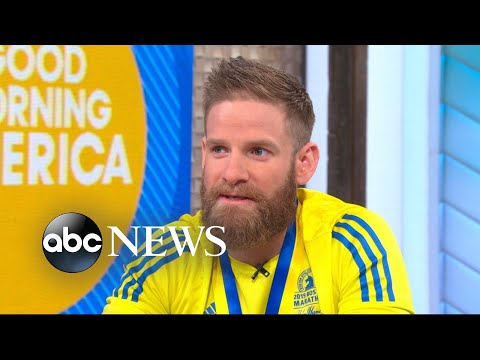 Vet who crawled across Boston finish line gets a surprise episode artwork