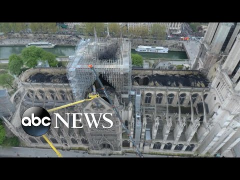 New images of Notre Dame Cathedral show extent of fire damage episode artwork