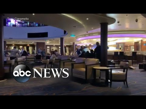 Panic, chaos as wind gusts cause Norwegian cruise ship to lean episode artwork