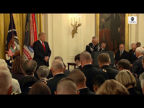 Pres. Trump awards Staff Sgt.Travis Atkins the Medal of Honor posthumously | ABC News episode artwork