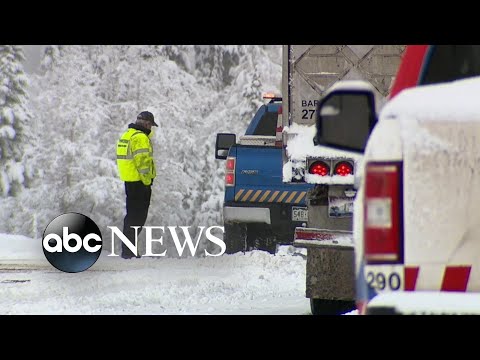Storm triggers dangerous avalanches, burying cars episode artwork