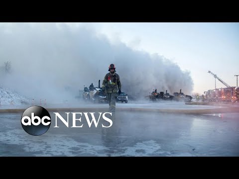 America Strong: Firefighters across the country fighting thru the deep freeze episode artwork