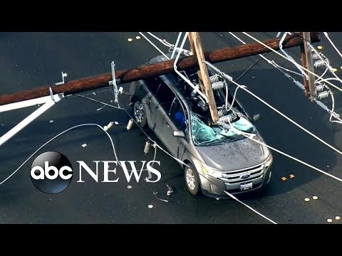 Couple survives after electrical pole slams into their car episode artwork