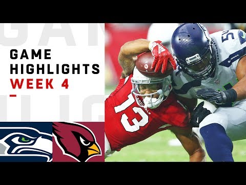 Seahawks vs. Cardinals Week 4 Highlights | NFL 2018