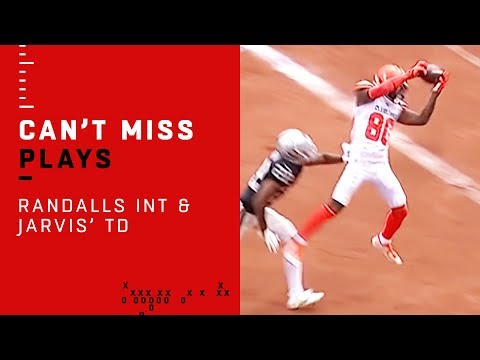 Damarious Randall's INT Sets Up Baker to Jarvis TD Connection!