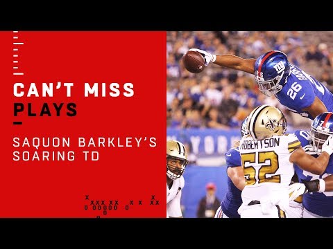 Saquon Barkley Absolutely SOARS for the TD to Cap Off NYG Drive! ✈️
