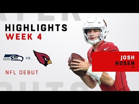 Every Josh Rosen Pass & Run from NFL Debut!