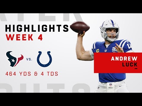 Andrew Luck EXPLODES for 464 Yards & 4 TDs vs. Houston