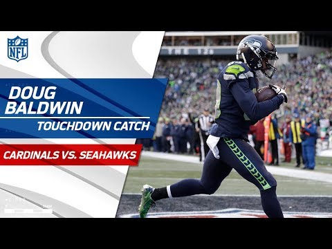 Russell Wilson's Big TD Pass to Doug Baldwin to Start 2nd Half! | Cardinals vs. Seahawks | NFL Wk 17