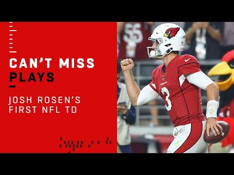 Josh Rosen Throws First Career TD Pass!