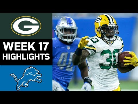Packers vs. Lions | NFL Week 17 Game Highlights