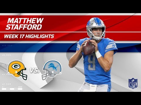 Matt Stafford's Superb Game w/ 323 Yards & 3 TDs! | Packers vs. Lions | Wk 17 Player Highlights