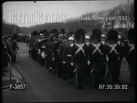 NATO PARADE: SOLDIERS OF 14 NATIONS MARCH IN STEP- 1953