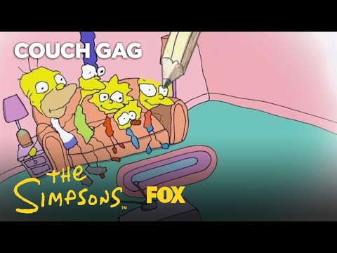Bill Plympton's Couch Gag | Season 28 Ep. 16 | THE SIMPSONS episode artwork