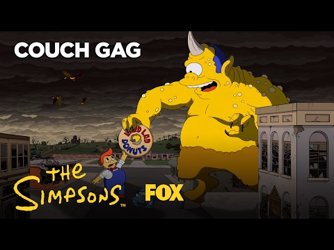 Treehouse Of Horror XXIV Couch Gag By Guillermo Del Toro | Season 26 | THE SIMPSONS episode artwork