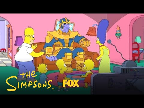 Thanos Visits The Simpsons | Season 30 Ep. 12 | THE SIMPSONS episode artwork