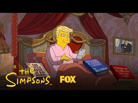 Donald Trump's First 100 Days In Office | Season 28 | THE SIMPSONS episode artwork