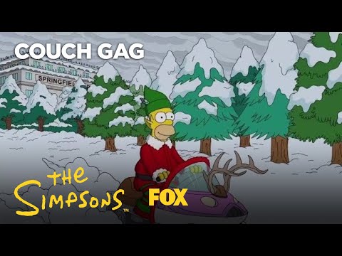 Christmas Episode Opening Titles Couch Gag | Season 29 Ep. 9 | THE SIMPSONS episode artwork