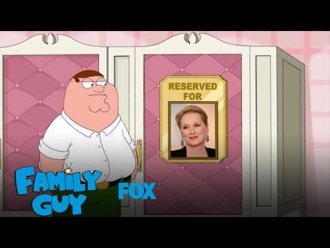 Peter Uses Meryl Streep's Restroom | Season 16 Ep. 2 | FAMILY GUY episode artwork