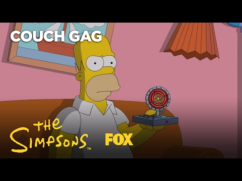 The Simpsons Travel Into The Future Couch Gag | Season 26 Ep. 1 | THE SIMPSONS episode artwork