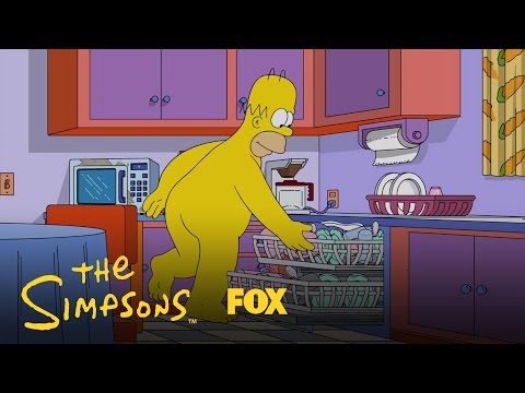 Homer Enjoys The Day In His Birthday Suit | Season 28 Ep. 2 | THE SIMPSONS