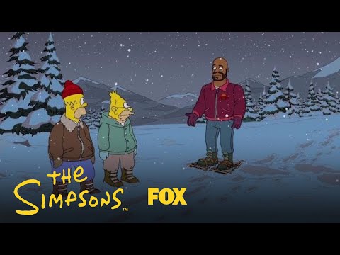 Homer Runs Into Shaq In The Forest | Season 29 Ep. 9 | THE SIMPSONS episode artwork