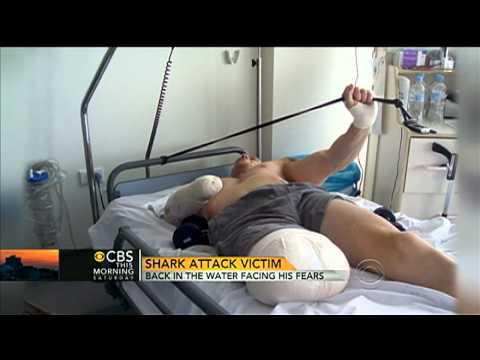 Shark attack survivor: "No Time for Fear" episode artwork