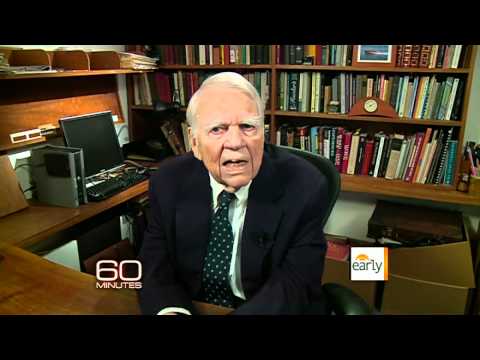 Andy Rooney's final "60 Minutes" sign off episode artwork