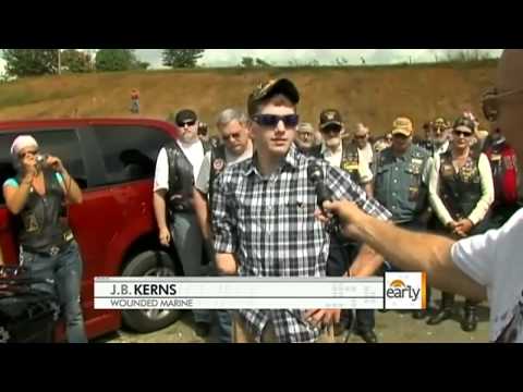 Bikers help welcome home amputee vet episode artwork