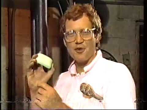 Vintage David Letterman, flattening Trumpet, Toaster, TV Set etc. episode artwork