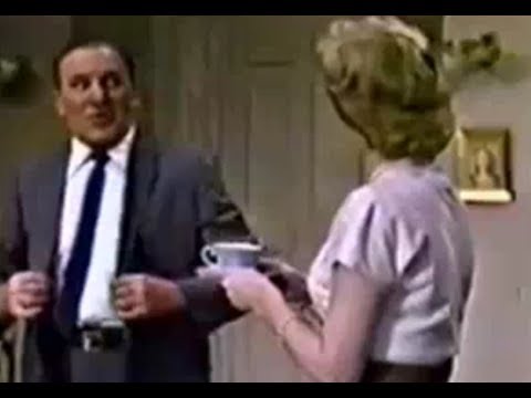 William Bendix sketch on sitcom laughtracks + The Question Man episode artwork